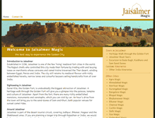 Tablet Screenshot of jaisalmermagic.com